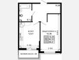 1-комнатная квартира, 44.94 м², 4/15 этаж фото 0