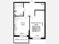 1-комнатная квартира, 44.78 м², 4/15 этаж фото 0