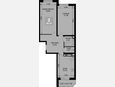 2-комнатная квартира, 66.66 м², 2/19 этаж фото 0