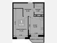 1-комнатная квартира, 42.96 м², 10/19 этаж фото 0