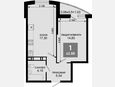 2-комнатная квартира, 41.85 м², 13/19 этаж фото 0