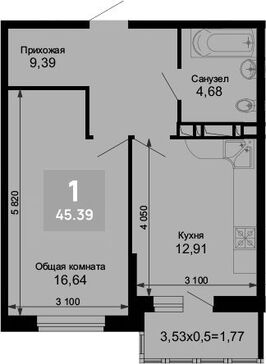 1-комн. квартира фото 0