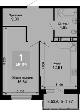 1-комн. квартира фото 0