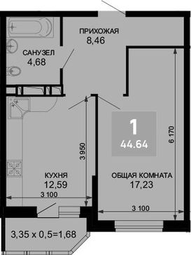 1-комн. квартира фото 0