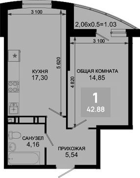2-комн. квартира фото 0