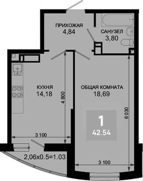 1-комн. квартира фото 0