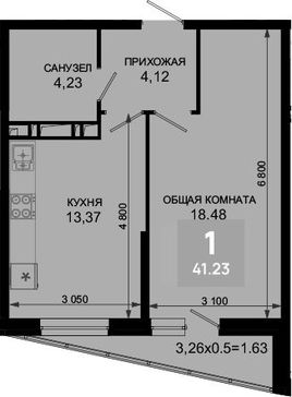 1-комн. квартира фото 0