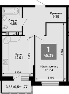 1-комн. квартира фото 0
