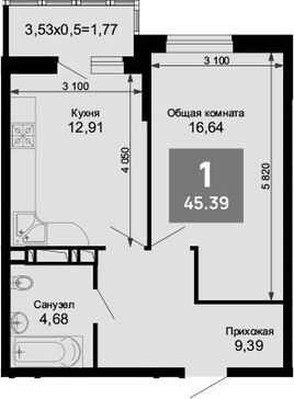 1-комн. квартира фото 0
