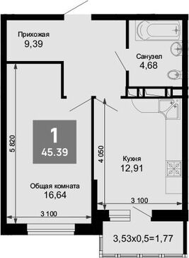 1-комн. квартира фото 0