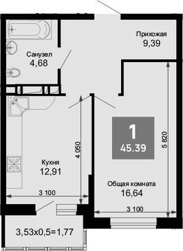 1-комн. квартира фото 0