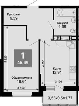 1-комн. квартира фото 0