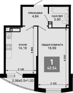 1-комн. квартира фото 0