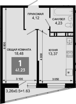 1-комн. квартира фото 0