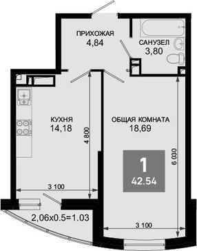 1-комн. квартира фото 0